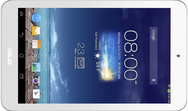 Asus Memo Pad 8 Actual Size Image