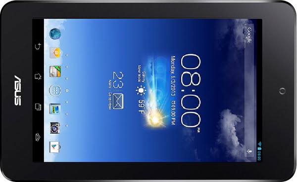 Asus Memo Pad HD 7 Actual Size Image