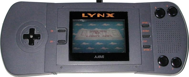 Atari Lynx Actual Size Image