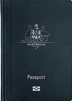Australian Passport Actual Size Image