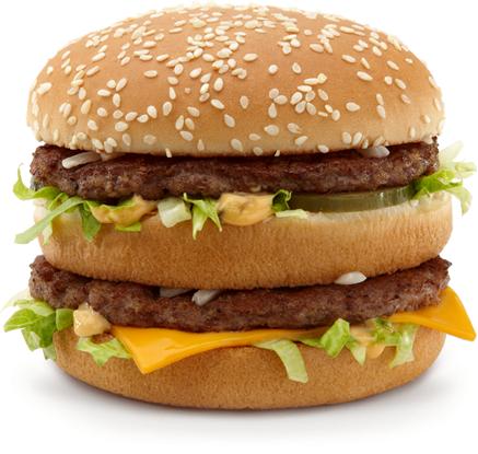 Big Mac Actual Size Image