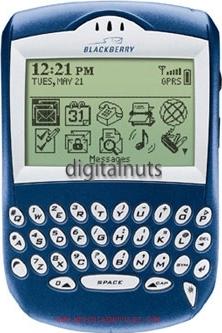Blackberry 6220 Actual Size Image