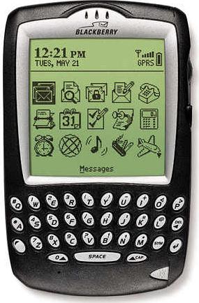 BlackBerry 6720 Actual Size Image