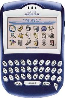 BlackBerry 7230 Actual Size Image