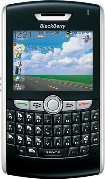 BlackBerry 8820 Actual Size Image