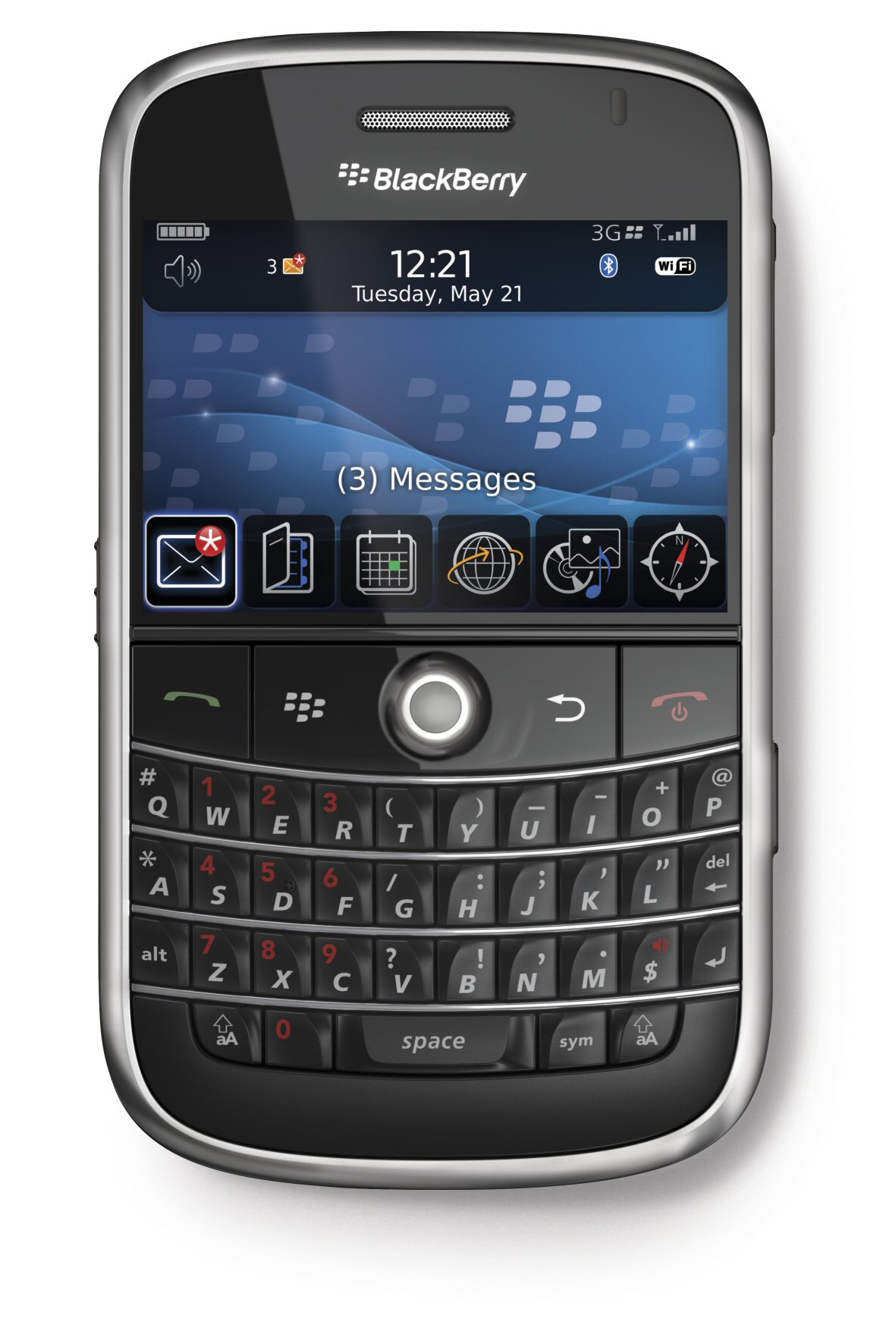 Blackberry Bold Actual Size Image