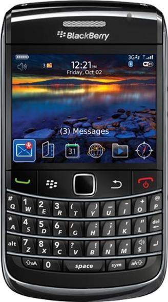 BlackBerry Bold 9700 Actual Size Image