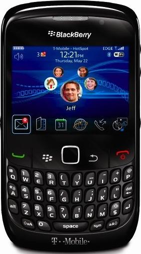 BlackBerry Gemini 8520 Actual Size Image