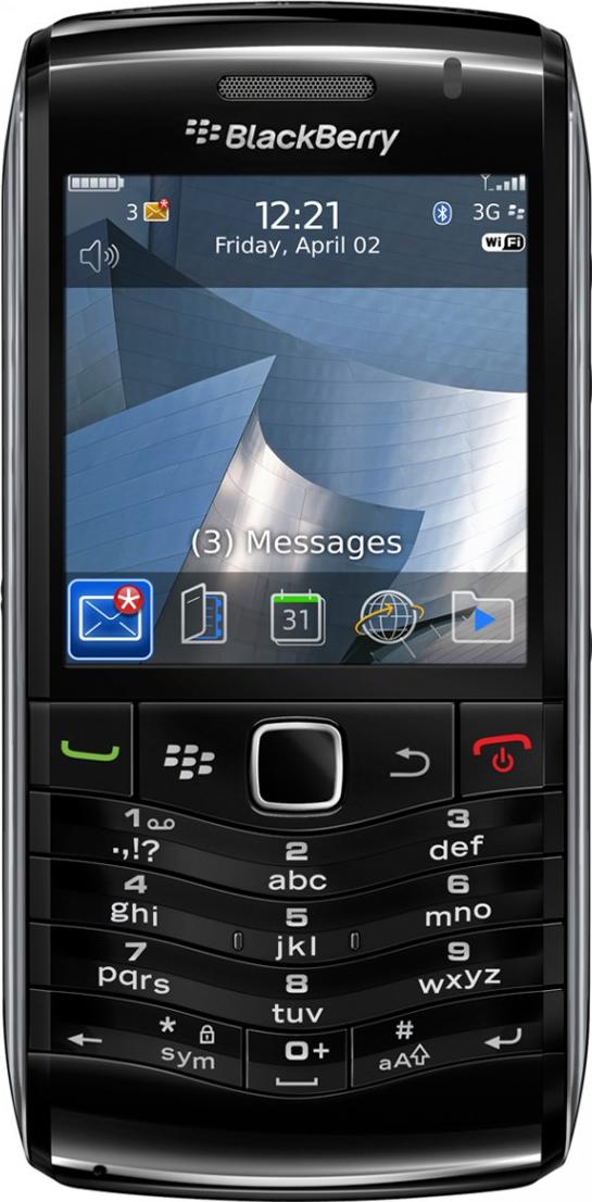 BlackBerry Pearl 3G 9105 Actual Size Image