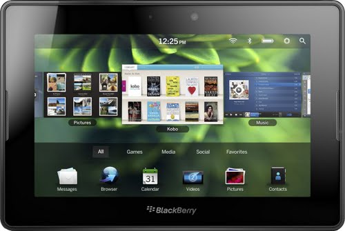 Blackberry Playbook Actual Size Image