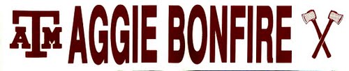 Bonfire Bumper Sticker Actual Size Image