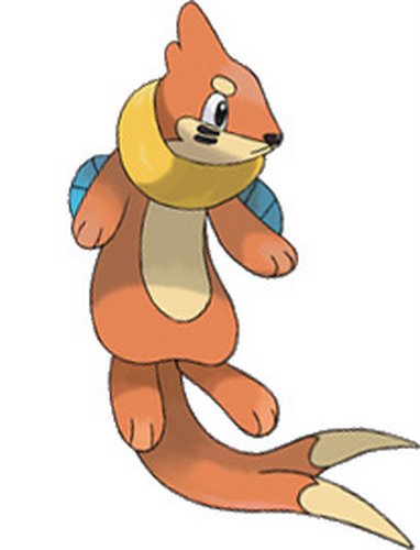 Buizel (Pokédex size) Actual Size Image