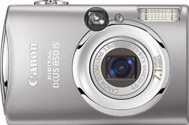 Canon Digital IXUS 850 IS Actual Size Image