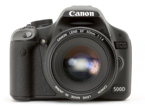 Canon EOS 500D - Front Actual Size Image