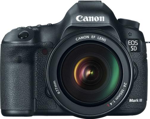 Canon EOS 5D Mark III Actual Size Image