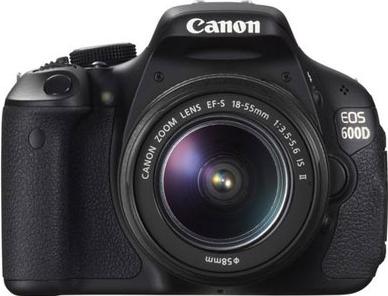 Canon EOS 600D Actual Size Image