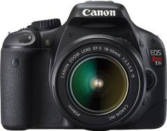 Canon EOS Rebel T2i Actual Size Image