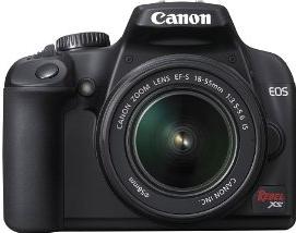 Canon EOS Rebel XS Actual Size Image