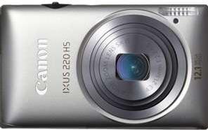 Canon IXUS 220 HS Actual Size Image