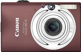 Canon IXUS 80 IS Actual Size Image