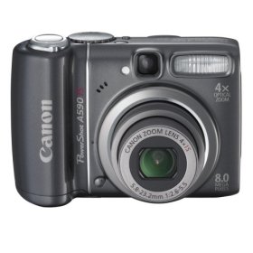 Canon Powershot A590 Actual Size Image