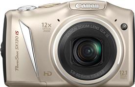 Canon PowerShot SX130 Actual Size Image