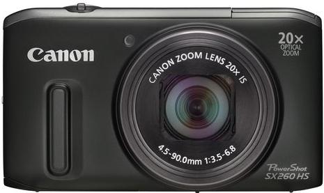 Canon PowerShot SX260 Actual Size Image