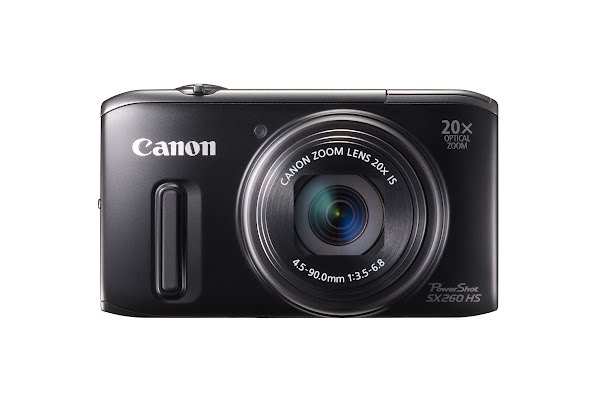 Canon PowerShot SX260 HS Actual Size Image