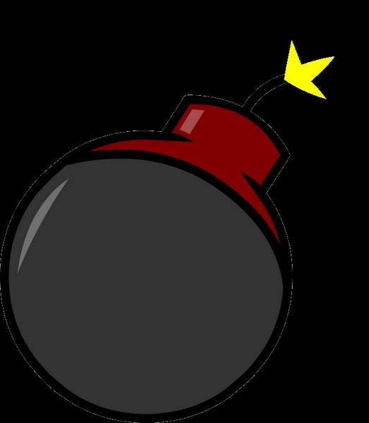 Cartoon Bomb Actual Size Image