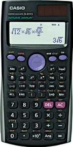 Casio FX85GT Scientific Calculator Actual Size Image