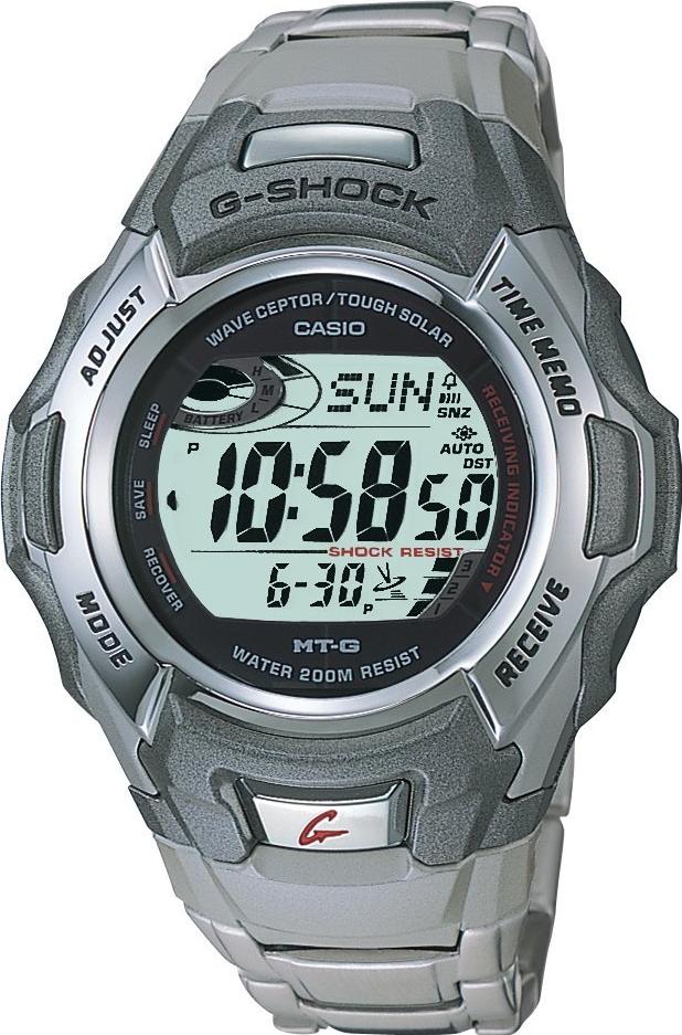 Casio Men's G-Shock Stainless Watch MTG900DA-8V Actual Size Image