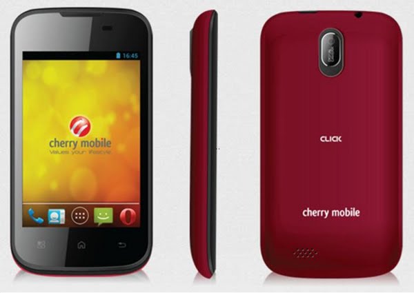 Cherry Mobile Click Actual Size Image