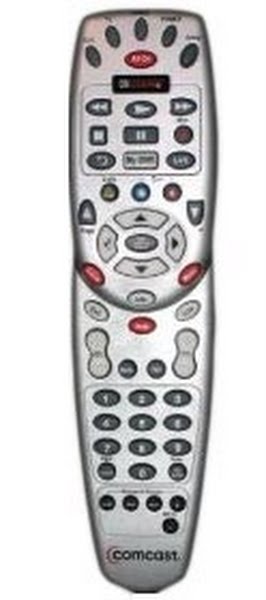 Comcast remote control Actual Size Image