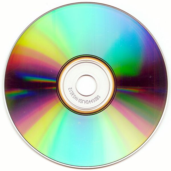 Compact Disc Actual Size Image
