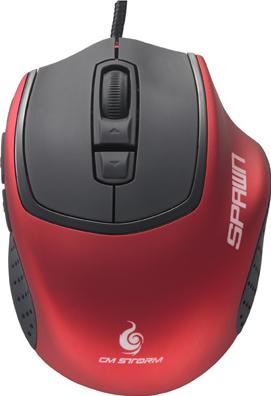 Cooler Master Spawn gaming mouse Actual Size Image