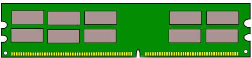 DDR SDRAM Actual Size Image