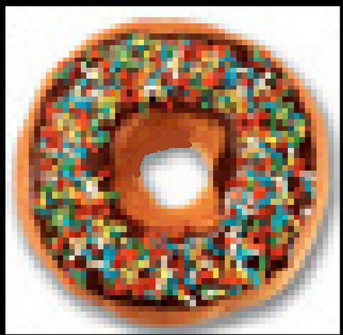 dohnut (spelled wroung) Actual Size Image