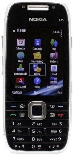 Nokia E75 Actual Size Image