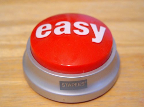 Easy Button Actual Size Image