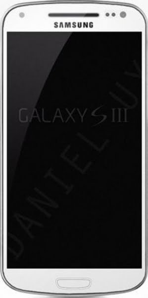 Galaxy S3 Actual Size Image