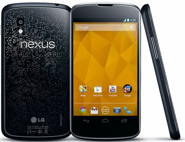 Google Nexus 4 Actual Size Image