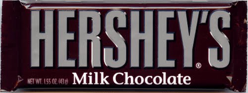 hershey bar Actual Size Image