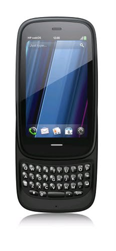 HP Palm Pre 3 Actual Size Image