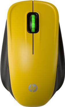 HP Wireless Optical Comfort Mouse Actual Size Image