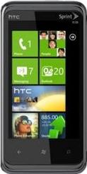 HTC 7 Pro CDMA Actual Size Image