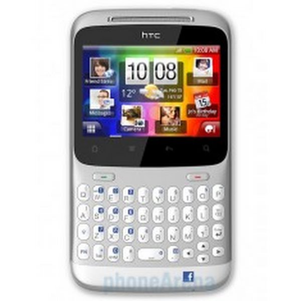 HTC Chacha Actual Size Image
