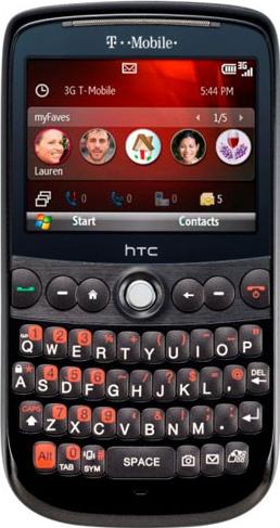 HTC Dash 3G (T-Mobile) Actual Size Image