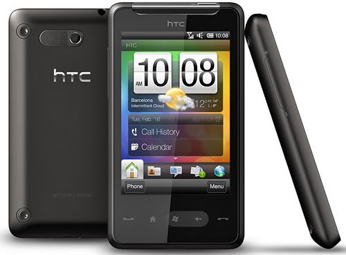 HTC HD Mini Actual Size Image