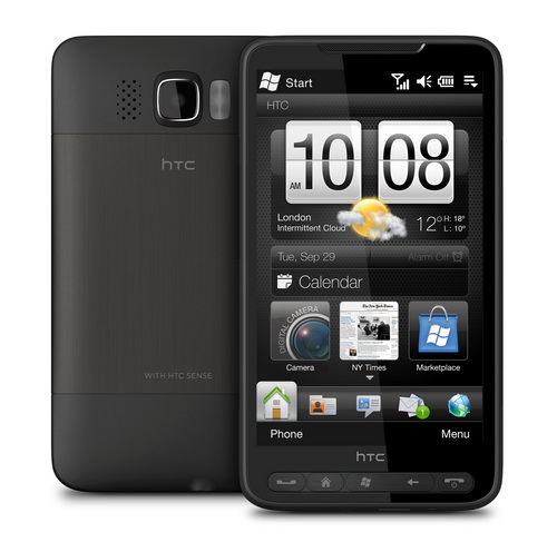 HTC  HD2 Actual Size Image