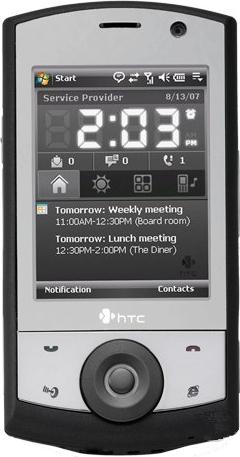 HTC Touch Cruise Actual Size Image